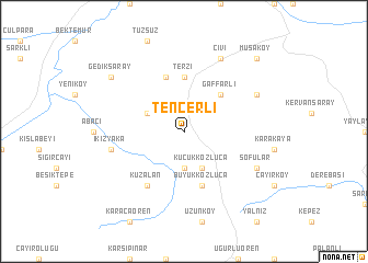 map of Tencerli