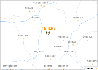 map of Tenche