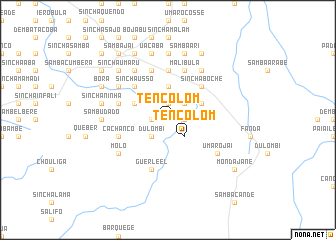 map of Tencolom