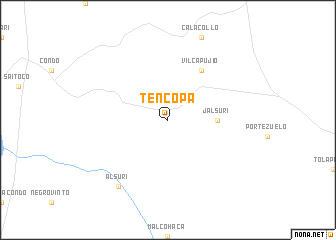 map of Tencopa