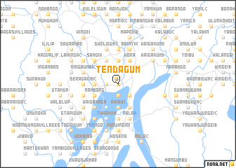 map of Tendagum