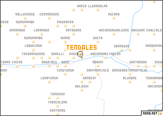 map of Tendales