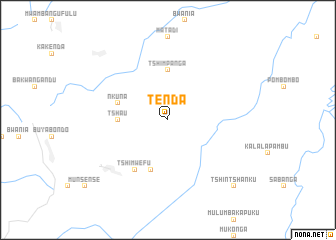 map of Tenda