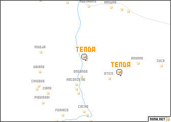 map of Tenda