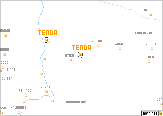 map of Tenda