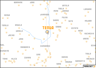 map of Tenda