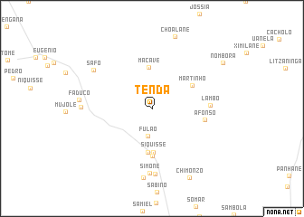 map of Tenda
