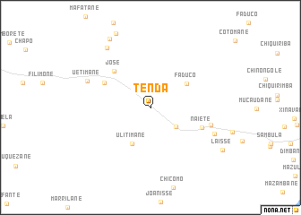 map of Tenda