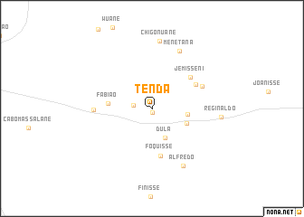 map of Tenda