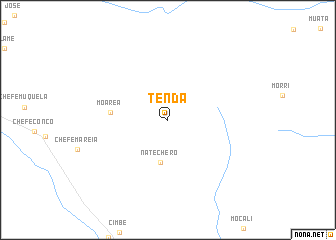 map of Tenda