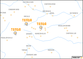 map of Tenda