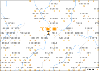 map of Tendehun