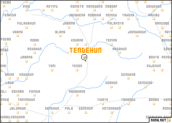 map of Tendehun