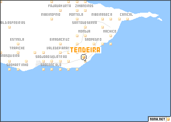 map of Tendeira