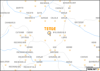 map of Tende