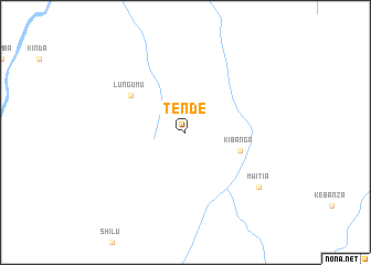 map of Tende