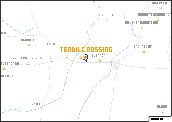 map of Tendil Crossing