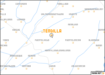 map of Tendilla