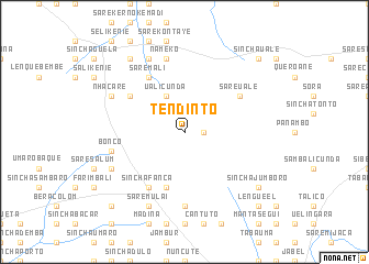 map of Tendinto