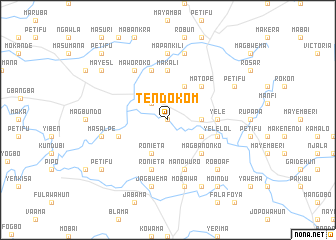 map of Tendokom