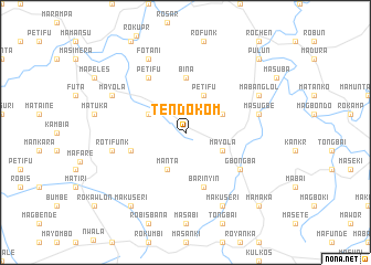 map of Tendokom