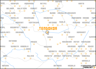 map of Tendokom