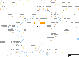 map of Tendon