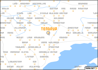 map of Tendrup