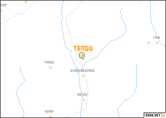 map of Tendu