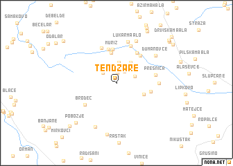 map of Tendžare