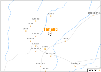 map of Tenebo