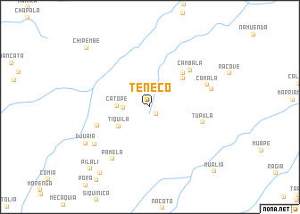 map of Tênèco