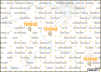 map of Ten Ede