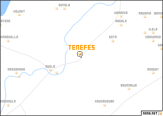 map of Tènéfès