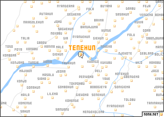 map of Tenehun