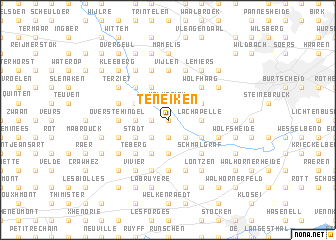 map of Ten Eiken