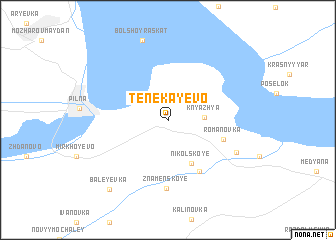 map of Tenekayevo