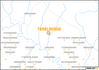 map of Ténélovogo