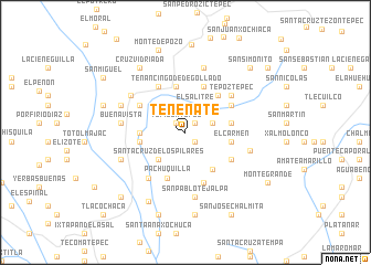 map of Tenenate