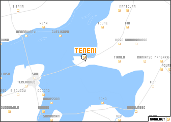 map of Ténéni