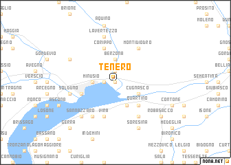 map of Tenero