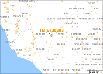 map of Tène Toubab