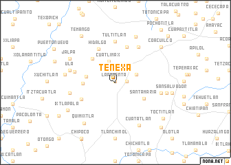 map of Tenexa