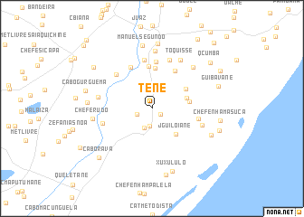 map of Tene