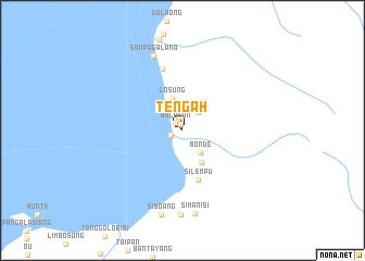 map of Tengah