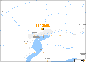 map of Tengdal