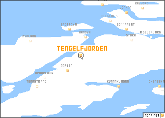 map of Tengelfjorden