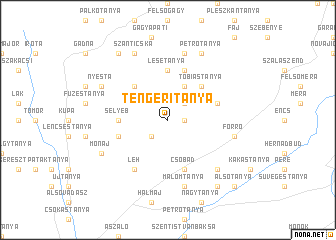 map of Tengeritanya