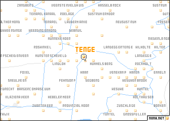 map of Tenge