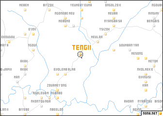 map of Teng II